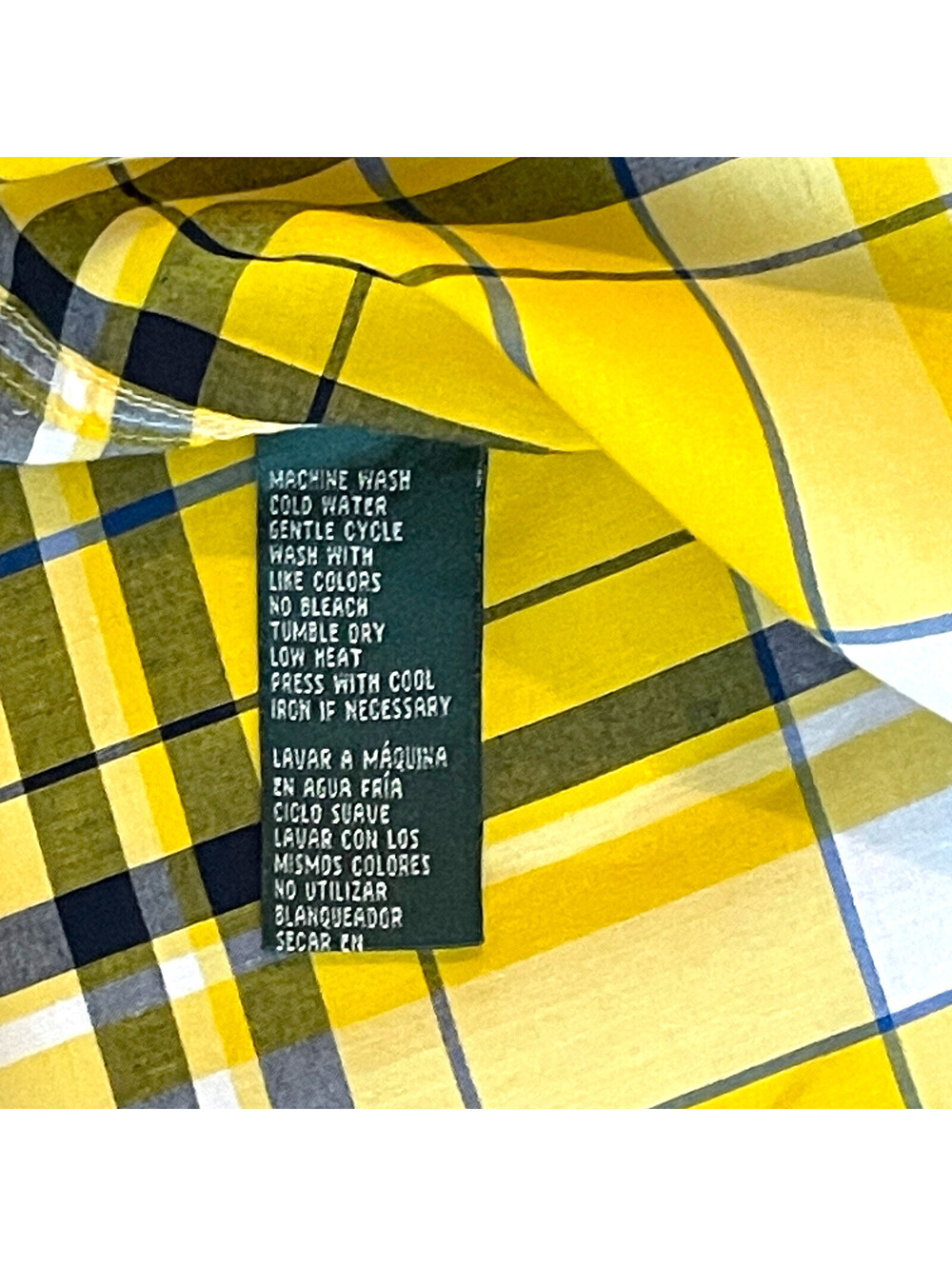 Lauren Ralph Lauren SM Women's Yellow Shirt Top PLZ READ! - Picture 8 of 10